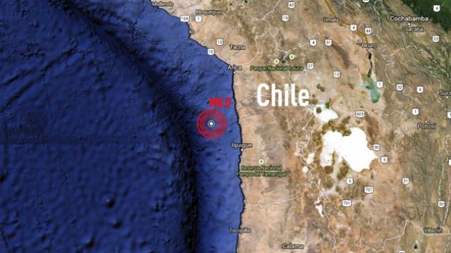 Forte Terremoto de 8.0 graus sacode o Chile, com Alerta de Tsunami