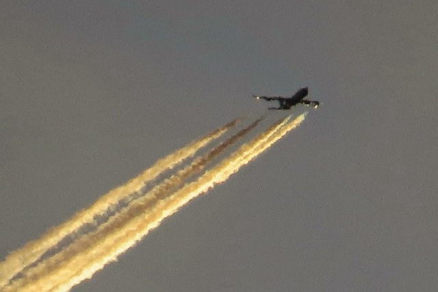 Mega Ataque Geoquímico com Chemtrails no dia 03/08/2014 em SP, PR, e SC