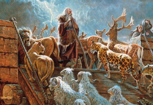 Arca de Noé comportaria 70 mil animais, diz estudo de Universidade Inglesa, que comprova que embarcação podia carregar todos os animais