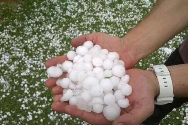 Profecias Católicas e o Fim dos Tempos  Cidades catarinenses registram chuva de granizo com pedras do tamanho de um ovo