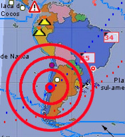 Forte terremoto de 8.3 graus atinge o Chile e alerta de tsunami é declarado. Abalo foi sentido até no Brasil