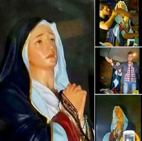 Fim dos Tempos: Imagem de Nossa Senhora chora sangue em Igreja no Iraque