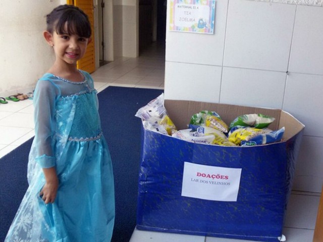 Exemplo de amor ao próximo a ser seguido: Menina faz 6 anos e troca presentes de aniversário por doações para asilo