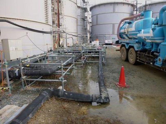 Cerca de 100 toneladas de água radioativa vazam de tanque em Fukushima