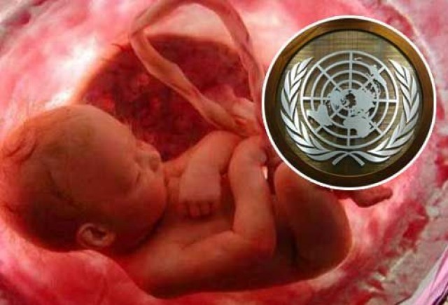 Sinal dos Tempos: Para a ONU, bebês em gestação não terão direito a vida